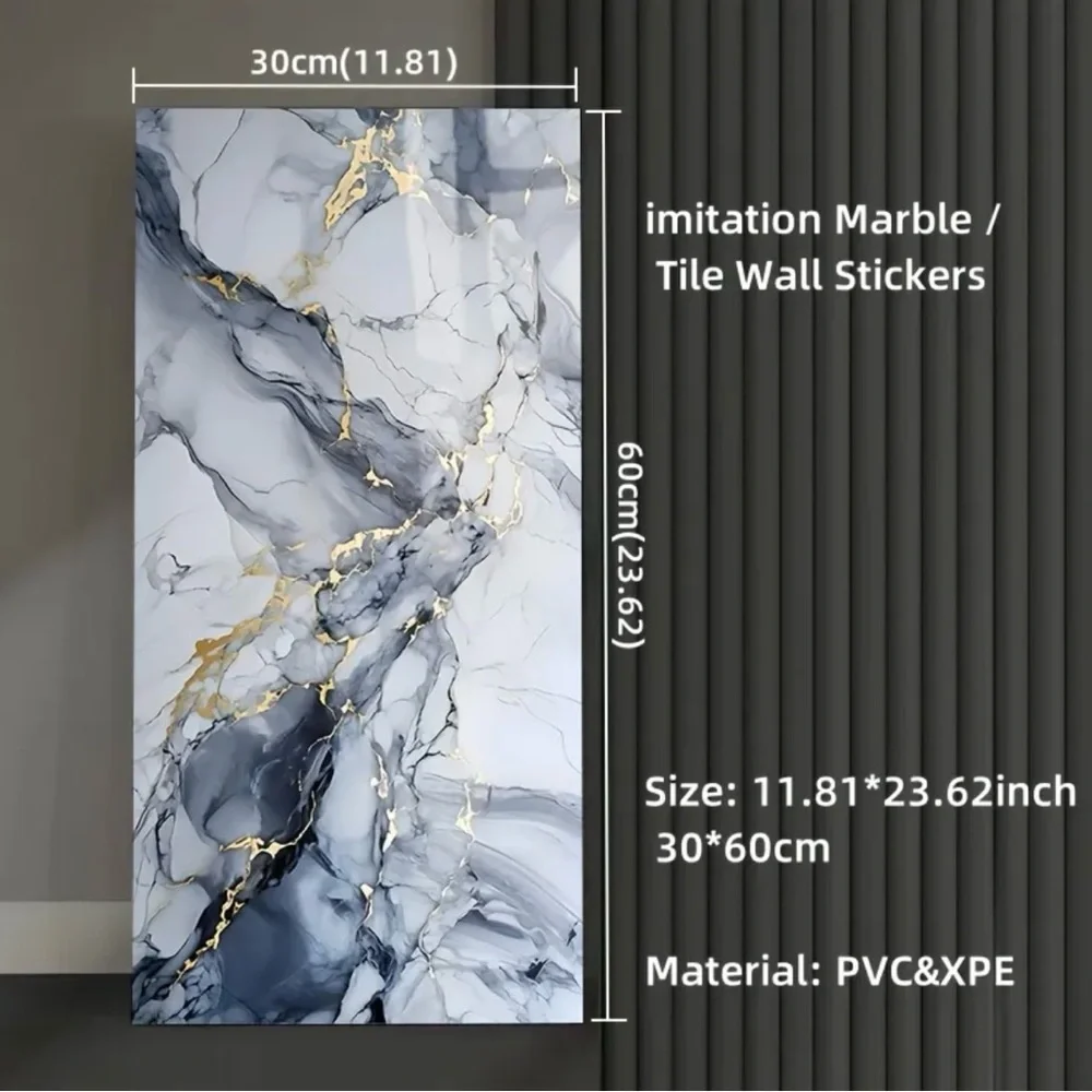 Wall peel and stick back splash